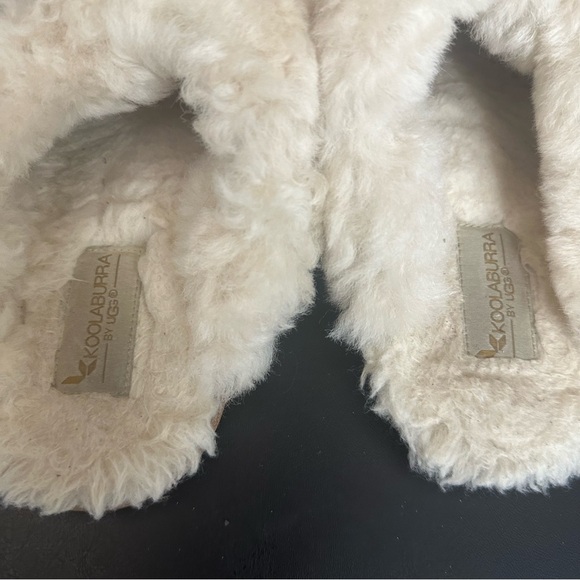 Koolaburra By Ugg Womens Milo Suede Upper Faux-Fur Lined Sandal Chestnut Size 10 - Picture 4 of 11